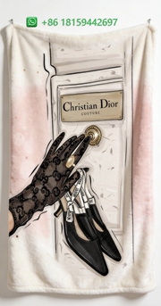 Dior Throw Blankets